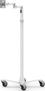 Stojak Maclocks Compulocks Rise Freedom Extended - VESA Articulating Arm Rolling Cart - White 2