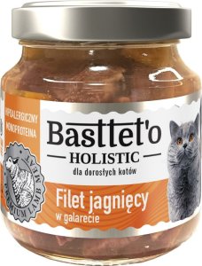 Bastteto Basttet'o Holistic filet jagnięcy w galerecie dla kotów 130g 1