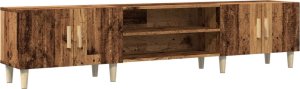 vidaXL Szafka TV, stare drewno, 180x31,5x40cm 2
