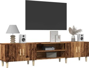 vidaXL Szafka TV, stare drewno, 180x31,5x40cm 3
