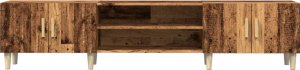vidaXL Szafka TV, stare drewno, 180x31,5x40cm 4