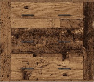 vidaXL Szafka, stare drewno, 80x33x70 cm 5