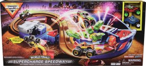 Monster Jam MONSTER JAM launch track with two vehicles Supercharge Speedway, 6071089 12