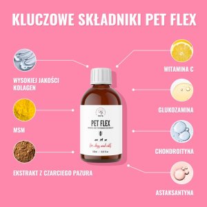 Pets PET FLEX  Preparat na stawy i mobilność dla zwierząt 500ml 7