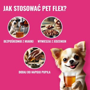 Pets PET FLEX  Preparat na stawy i mobilność dla zwierząt 500ml 9