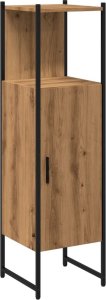 vidaXL vidaXL Szafka łazienkowa, dąb artisan, 33x33x120,5 cm 2
