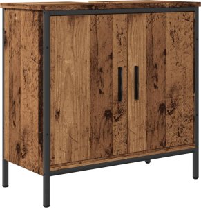 vidaXL vidaXL Szafka pod umywalkę, stare drewno, 60x30x60 cm 2