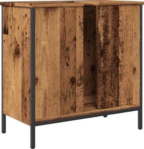 vidaXL vidaXL Szafka pod umywalkę, stare drewno, 60x30x60 cm 6