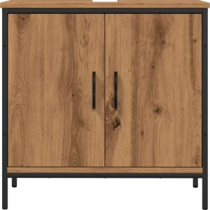 vidaXL vidaXL Szafka pod umywalkę, dąb artisan, 60x30x60 cm 4