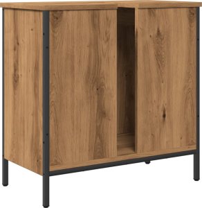 vidaXL vidaXL Szafka pod umywalkę, dąb artisan, 60x30x60 cm 6