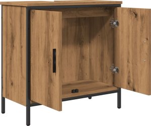 vidaXL vidaXL Szafka pod umywalkę, dąb artisan, 60x30x60 cm 8