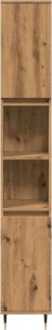 vidaXL Szafka łazienkowa, dąb artisan, 30x30x190 cm 4