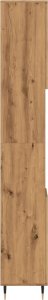 vidaXL Szafka łazienkowa, dąb artisan, 30x30x190 cm 5
