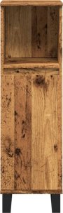 vidaXL vidaXL Szafka łazienkowa, stare drewno, 30x30x100 cm 4
