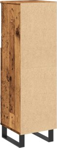 vidaXL vidaXL Szafka łazienkowa, stare drewno, 30x30x100 cm 6
