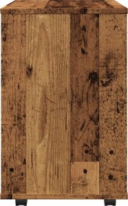 vidaXL vidaXL Szafka na kółkach, stare drewno, 46x36x59 cm 6