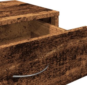 vidaXL vidaXL Szafka na kółkach, stare drewno, 46x36x59 cm 9