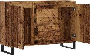 vidaXL Szafka, stare drewno, 104x35x70 cm 7