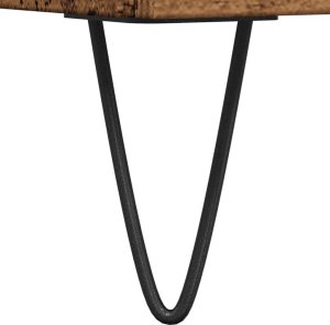 vidaXL Szafka TV, stare drewno, 150x30x50 cm 9