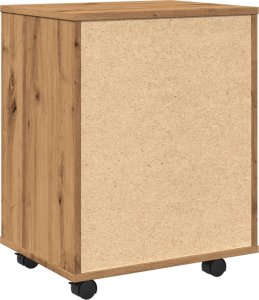 vidaXL vidaXL Szafka na kółkach, dąb artisan, 46x36x59 cm 7