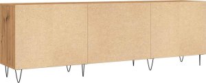 vidaXL Szafka TV, dąb artisan, 150x30x50 cm 7