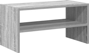 vidaXL vidaXL Stojak na buty, sztaplowany, szary dąb, 60x30x30,5 cm 2