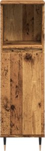 vidaXL vidaXL Szafka łazienkowa, stare drewno, 30x30x100 cm 4