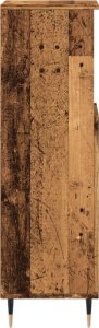 vidaXL vidaXL Szafka łazienkowa, stare drewno, 30x30x100 cm 5