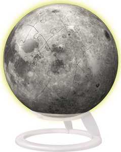 Ravensburger RAVENSBURGER 3D puzzle Puzzle-Ball Glow-in-the-Dark "The Moon" 72pcs, 11586 1