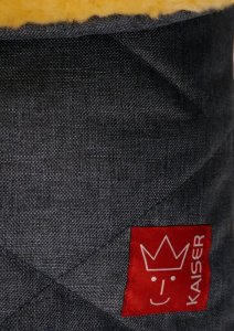 Kaiser KAISER winter envelope with woll, Natura navy melange, 6-36 m., 85x45 cm, 6541172 3