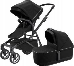 Wózek Thule THULE SLEEK stroller+carry cot, midnight black/black, 11000026 1