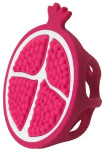 Infantino INFANTINO Soothing Silicone Teether, Pomegranate 1