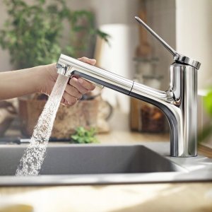 Bateria kuchenna Hansgrohe Sink faucet Hansgrohe Zesis M33, 74802800, stainless steel 5