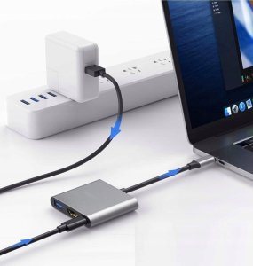 Adapter USB Platinet Platinet adapter Multimedia 3in1 (45984) 3