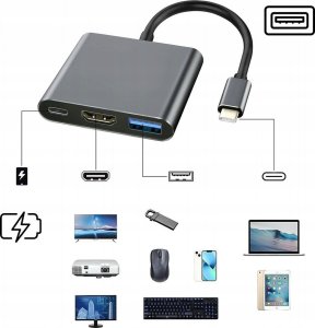Adapter USB Platinet Platinet adapter Multimedia 3in1 (45984) 6