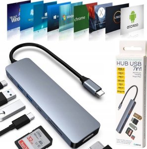 Adapter USB Platinet Platinet adapter Multimedia 7in1 (45985) 1