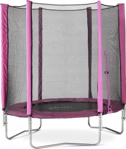 Plum PLUM Junior Trampoline & Enclosure, Pink, 182x182x200 cm, 30109 1