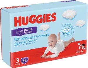 Huggies HUGGIES diapers-panties S3 Boy D Mega, 6-11kg, 58 pcs., 2658500 1