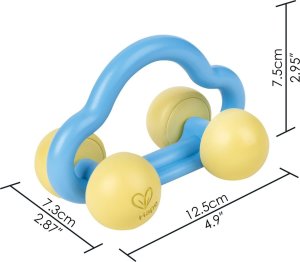 Hape HAPE rattle and roll toy car, E0071A 3