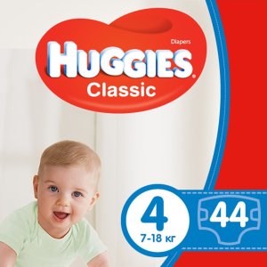 Huggies HUGGIES diapers CLASSIC 4, 7-18kg, 44 pcs., 2584131 1