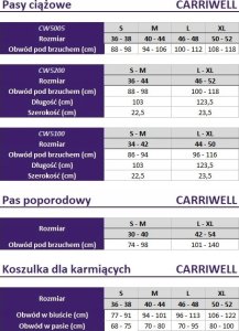 Pas ciążowy Carriwell CARRIWELL maternity support belt White L/XL 5201 1