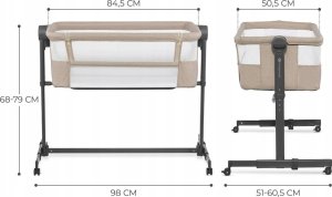 KinderKraft KINDERKRAFT co-sleeper Neste Up 2 BEIGE, KLNEUP02BEG0000 7