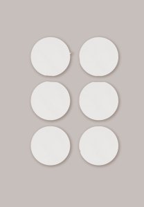 Carriwell CARRIWELL washable breast pads 6 pcs. White 125 2