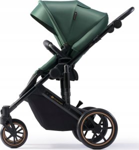 Wózek KinderKraft KINDERKRAFT stroller 3in1 PRIME 2 3IN1 MINK PRO DARK GREEN, KSPRIM02GRE300I 3