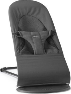 BabyBjorn BABYBJORN Bouncer Balance Soft, Woven/Jersey Tri Fabric, Dark Grey, 005021 1