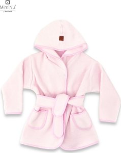 MimiNu MIMINU Thermofrotte bathrobe with hood size 98 cm PINK 1