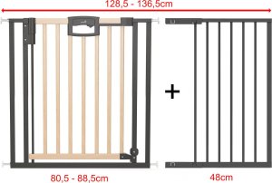 Geuther Bramka barierka rozporowa zabezpieczająca 128,5-136,5cm drzwi GEUTHER 2