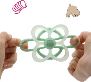 SafeTeddy Gryzak silikonowy kwiatek sensoryczny na ząbkowanie uspokajający SafeTeddy 6