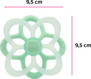 SafeTeddy Gryzak silikonowy kwiatek sensoryczny na ząbkowanie uspokajający SafeTeddy 7