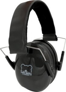 SafeTeddy Słuchawki ochronne nauszniki wygłuszające dzieci 3lata+ czarny SafeTeddy 5